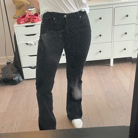 GAP Black Corduroy Bootcut Pants - Picture 1 of 5